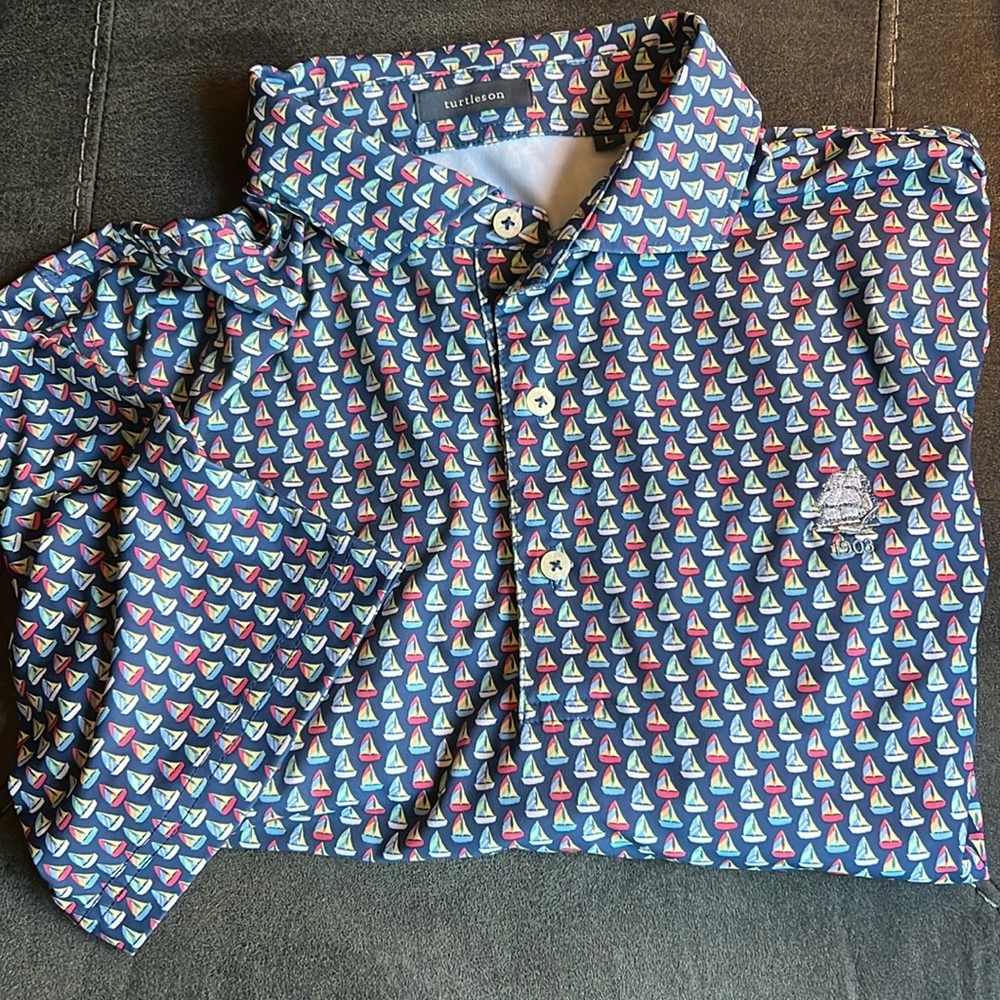 Turtleson golf polo. EUC.